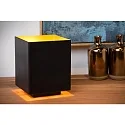 Lucide table lamp SUZY square E14 IP20, gold matt, brass, black 