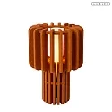 Tischleuchte ROLLO Ø 24 x H 35 cm 1x E27 IP20, terracotta