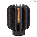 Lucide table lamp RAFAL E27 IP20, grey, black 