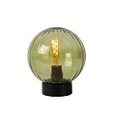 table lamp MONSARAZ round E27 IP20, green, amber