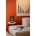 Lucide table lamp JOANET round E27 IP20, smoky colour, black 