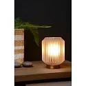 table lamp SUENO cylindrical E14 IP20, gold matt, brass, white 