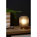 Lucide table lamp SUENO cylindrical E14 IP20, gold matt, grey, mat, brass 
