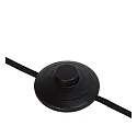 Lucide floor lamp TYCHO 4 flames G9 IP20, smoky colour, black 