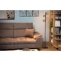Lucide floor lamp TYCHO 4 flames G9 IP20, smoky colour, black 