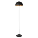 floor lamp SIEMON E27 IP20, black 