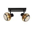 Deckenstrahler LUCAS, 2xE14, Gold matt, Messing