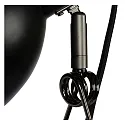 Lucide clamp lamp MOYS swivelling, rotatable, tiltable E27 IP20, black 
