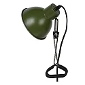 Lucide clamp lamp MOYS swivelling, rotatable, tiltable E27 IP20, green 