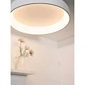 Lucide LED Deckenleuchte TALOWE, Ø 80 cm, 1x80W, 3000K, dimmbar, weiß