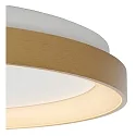 ceiling luminaire VIDAL LED round IP20, gold matt, brass, opal dimmable