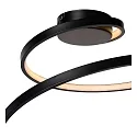 LED Deckenleuchte MAXENCE, Ø 46 cm, 1x24W, 3000K, dimmbar, schwarz