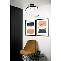 LED Deckenleuchte MAXENCE, Ø 46 cm, 1x24W, 3000K, dimmbar, schwarz