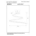 LED Deckenleuchte MAXENCE, Ø 46 cm, 1x24W, 3000K, dimmbar, schwarz