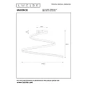 Lucide ceiling luminaire MAXENCE LED IP20, white dimmable