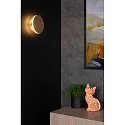 LED Wandleuchte EKLYPS, Ø 15 cm, 1x6W, 3000K, Gold matt, messing