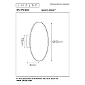 LED Wandleuchte EKLYPS, Ø 15 cm, 1x6W, 3000K, Gold matt, messing