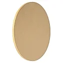 LED Wandleuchte EKLYPS, Ø 25 cm, 1x8W, 3000K, Gold matt, messing