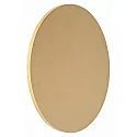 wall luminaire EKLYPS LED round IP20, gold matt, brass 