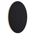 LED Wandleuchte EKLYPS, Ø 25 cm, 1x8W, 3000K, schwarz