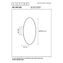 Lucide wall luminaire EKLYPS LED round IP20, white 