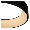 LED Pendelleuchte TALOWE, Ø 60 cm, 1x39W, 3000K, dimmbar, schwarz