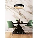 LED Pendelleuchte TALOWE, Ø 60 cm, 1x39W, 3000K, dimmbar, schwarz