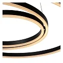 pendant luminaire TRINITI LED round IP20, black, white dimmable