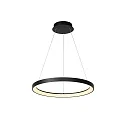 LED Pendelleuchte VIDAL, Ø 58 cm, 1x48W, 2700K, dimmbar, schwarz