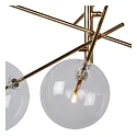pendant luminaire ALARA G4 IP20, gold, grey, smoky colour 