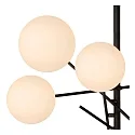 Lucide pendant luminaire ALARA G4 IP20, opal, black 