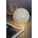 Lucide Tischleuchte PAOLO, Ø 14,5 cm, 1xG9, weiß