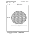 Lucide Tischleuchte PAOLO, Ø 14,5 cm, 1xG9, weiß