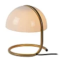 Lucide table lamp CATO E27 IP20, gold matt, brass, white 