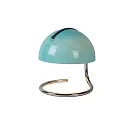 table lamp CATO E27 IP20, blue, chrome 