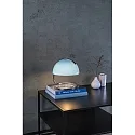 Lucide table lamp CATO E27 IP20, blue, chrome 