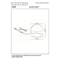 Lucide table lamp CATO E27 IP20, chrome, pink 