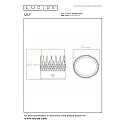 Lucide LED-Akku-Tischleuchte LILY, 3 Leuchten, IP20, Ø 8cm, 3W 2700K 80lm, Touch-Dimmer + USB-C Kabel, Acrylglas, Gold matt / Messing