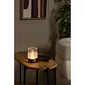 Lucide LED-Akku-Tischleuchte LILY, 3 Leuchten, IP20, Ø 8cm, 3W 2700K 80lm, Touch-Dimmer + USB-C Kabel, Acrylglas, Schwarzchrom matt