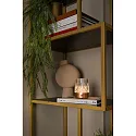 Lucide LED-Akku-Tischleuchte LILY, 3 Leuchten, IP20, Ø 8cm, 3W 2700K 80lm, Touch-Dimmer + USB-C Kabel, Acrylglas, Kupfer matt