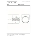 Lucide LED-Akku-Tischleuchte LILY, 3 Leuchten, IP20, Ø 8cm, 3W 2700K 80lm, Touch-Dimmer + USB-C Kabel, Acrylglas, Kupfer matt