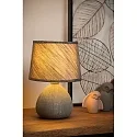 table lamp RAMZI round E14 IP20, grey 