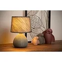 table lamp RAMZI round E14 IP20, grey 