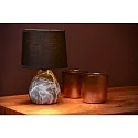 table lamp MARMO E14 IP20, black, white 