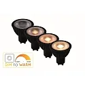 Lucide LED reflector lamp MR16 GU10 5W 320lm 2200K 40° CRI >95 dimmable
