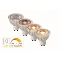 Lucide LED reflector lamp MR16 GU10 5W 320lm 2200K 40° CRI >95 dimmable