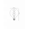 Lucide filament lamp globe G95 E27 5W 380lm 2200K 360° CRI >80