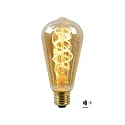 LED lamp ST64 E27 4W 300lm 2200K 360° CRI >80