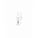 Lucide filament lamp wind blow candle E14 3W 165lm 2200K 360° CRI >80