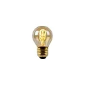 LED Leuchtmittel Tropfenform G45, Ø 4,5 cm, E27, 1x3W 2200K, dimmbar, Amber